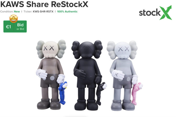 StockX Kaws per 1€