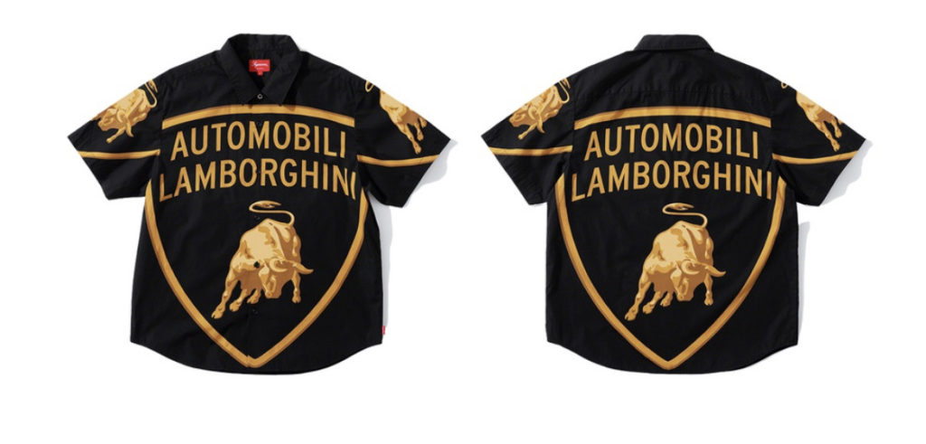 Supreme x Lamborghini collaborazione 2