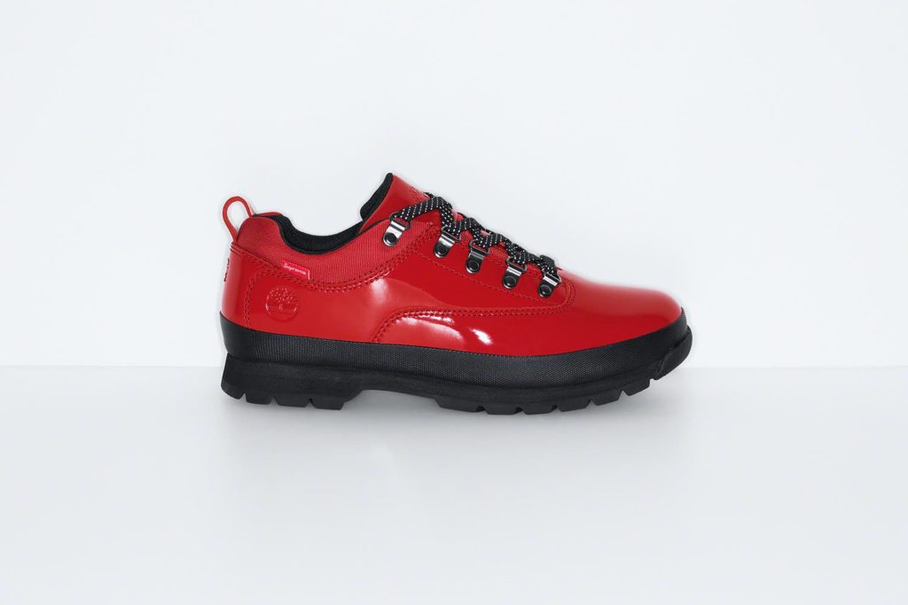 Supreme x Timberland Euro Hiker Low Red