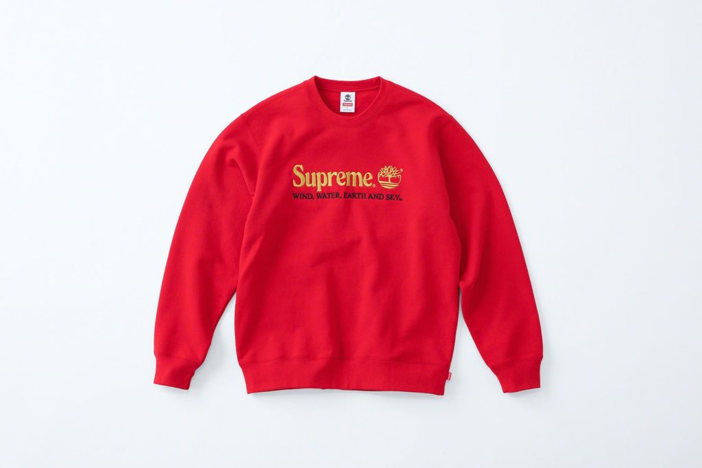 Supreme x Timberland Hoodie Red