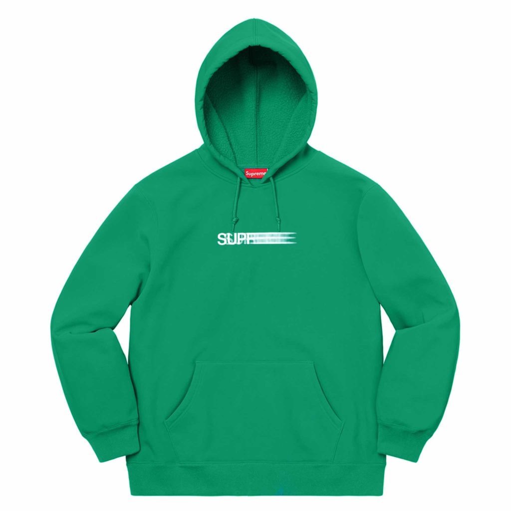 Supreme-hoodie-Green