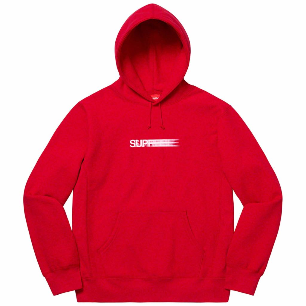 Supreme-hoodie-red