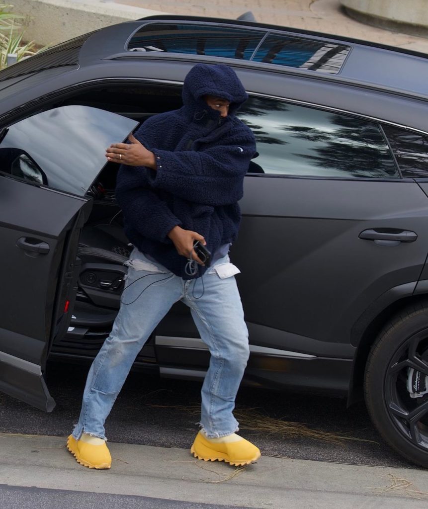 Yeezy Season 8 kanye west spotted