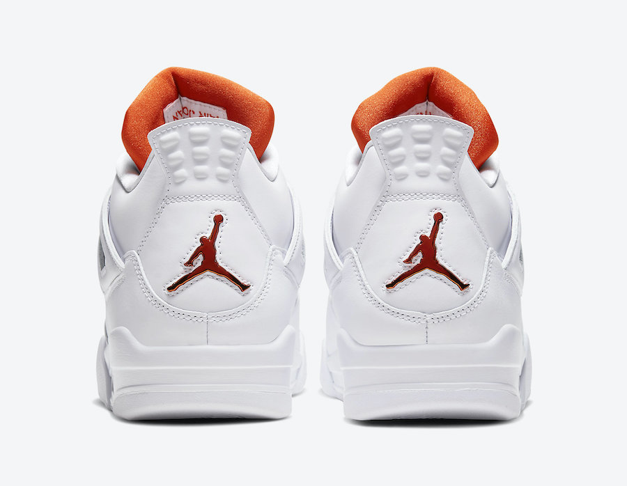 metallic orange jordan 4