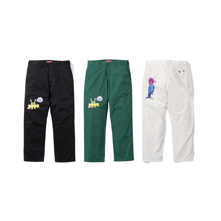 Daniel Johnston Supreme Embroidered Work Pant