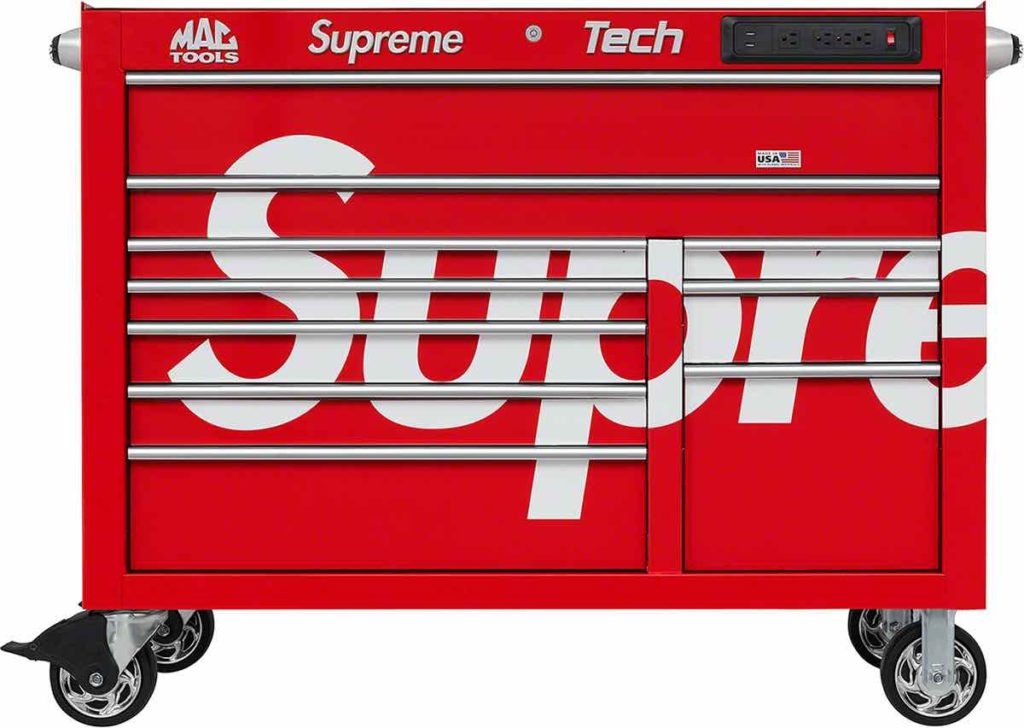 Supreme x Mac Tool Immagine Frontale