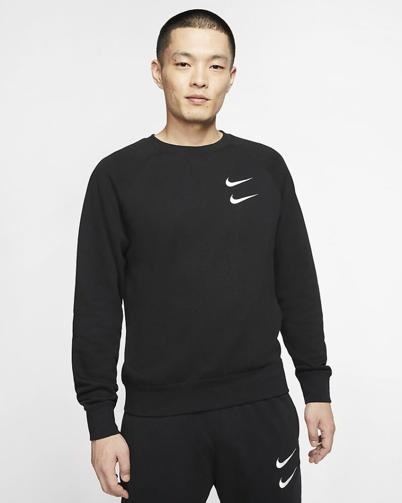 maglia-a-girocollo-in-french-terry-sportswear-swoosh-FcxX6F