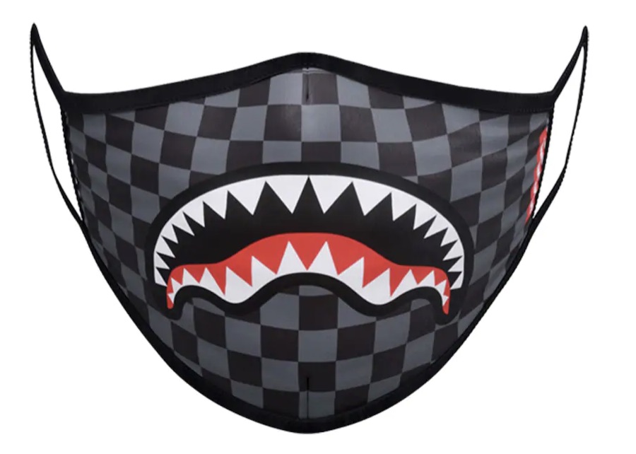 Sprayground-Stampa-Sharks-In-Paris-Nero-Mascherine-Hype-Economiche