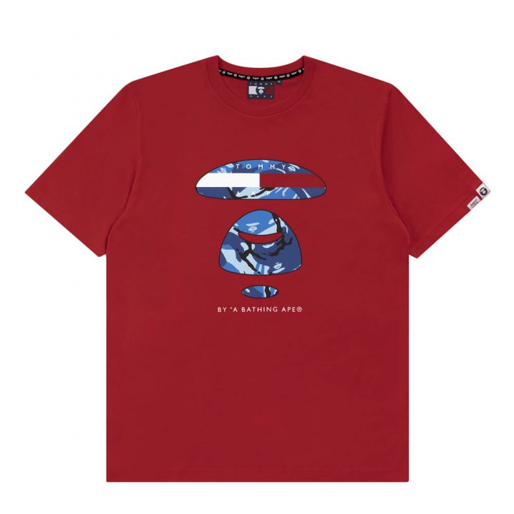 Bape-x-Tommy-Hilfiger-Tee-Logo-Red