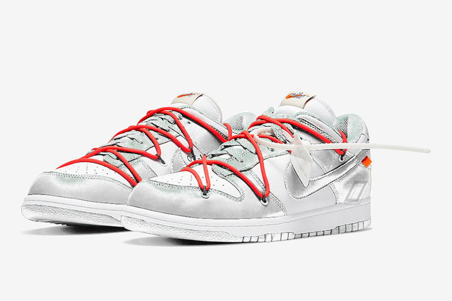 nike dunk low triple white 41