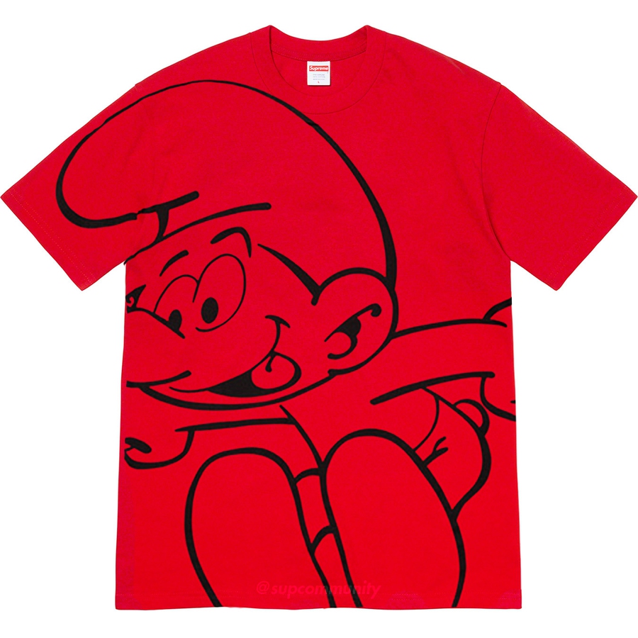 Supreme-Smurfs-Tee-Front-Week-7-08-10-2020