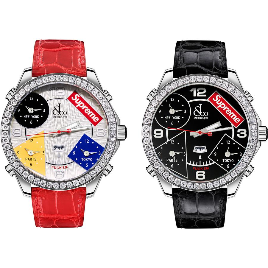 Supreme-x-Jacob-&-Co-time-Zone-47mm-Week-9-release-22-ottobre-2020