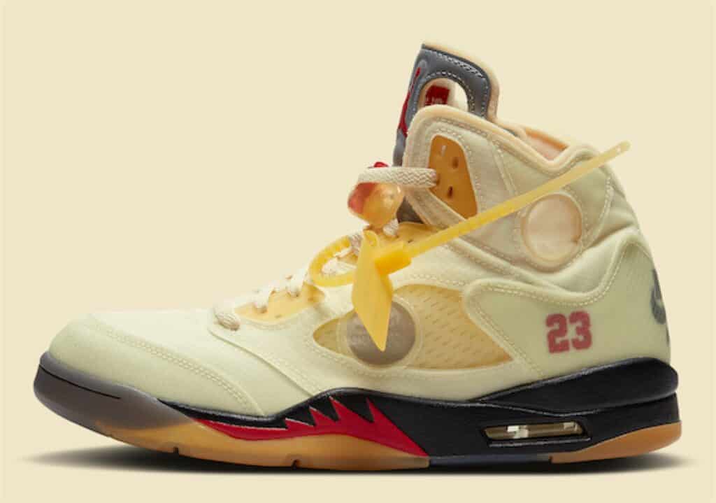jordan-5-off-white-DH8565-100-immagini-ufficiali-Scarpa-Laterale