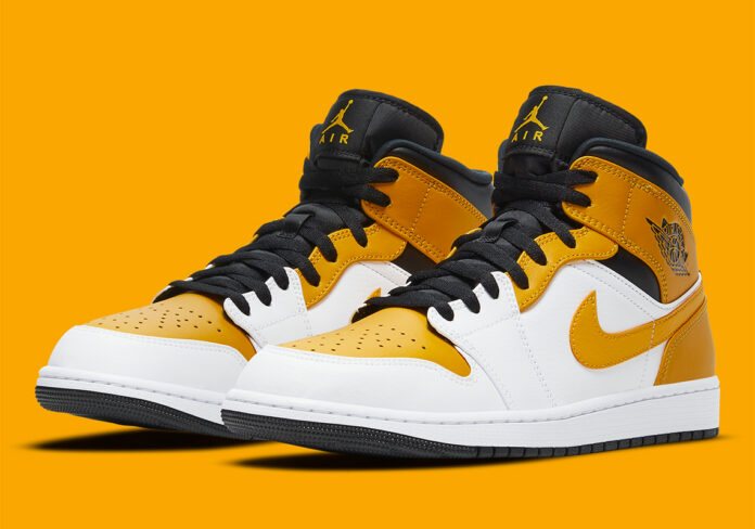 air-jordan-1-mid-university-gold-Gialle