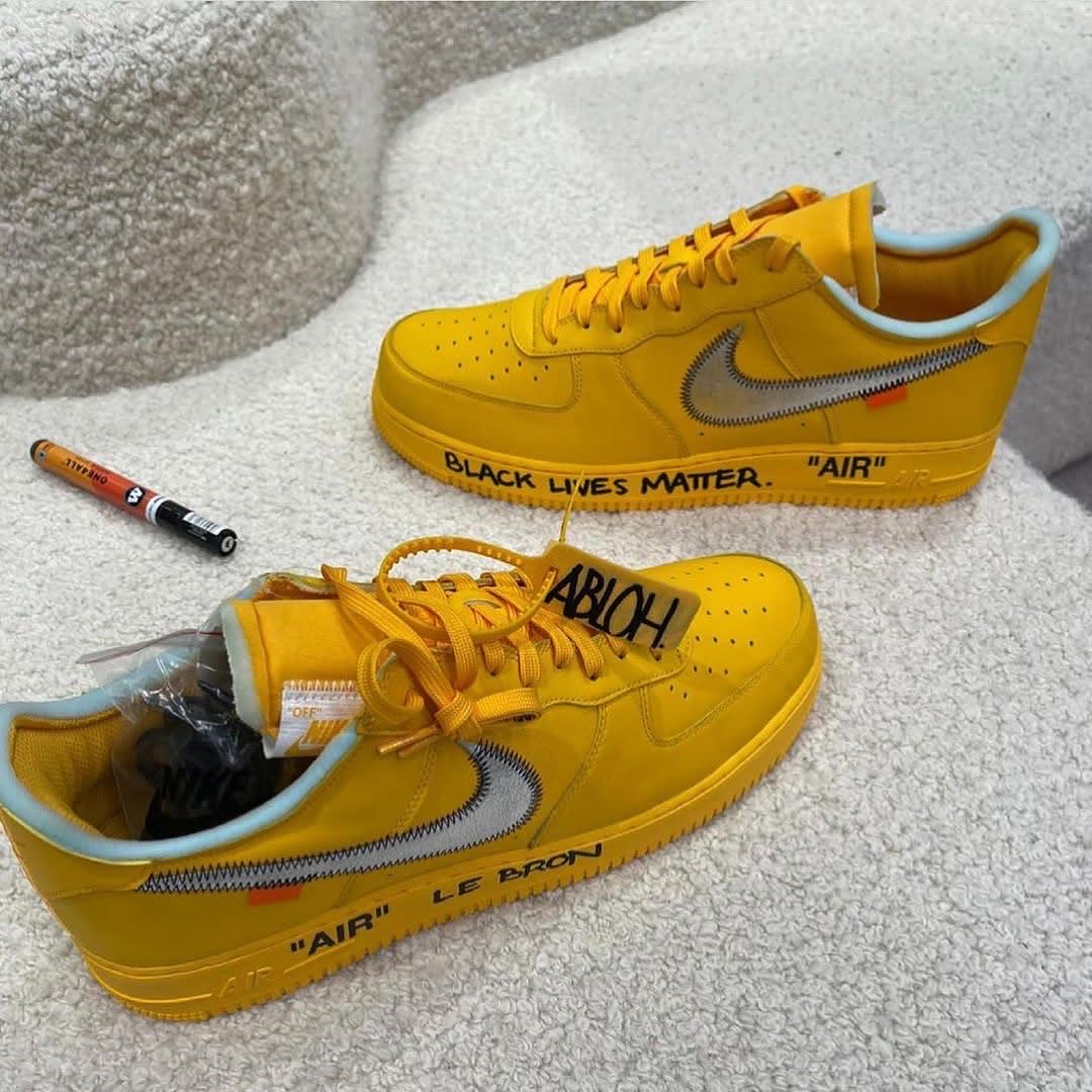 off white lebron air force 1