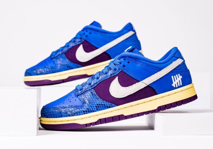 undefeated-nike-dunk-low-blue-snakeskin-lead