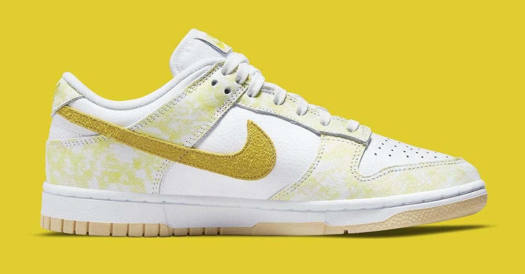 nike dunk low og w yellow strike