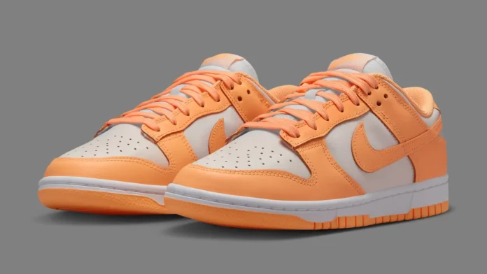 NIkeDunkLow-peach-cream