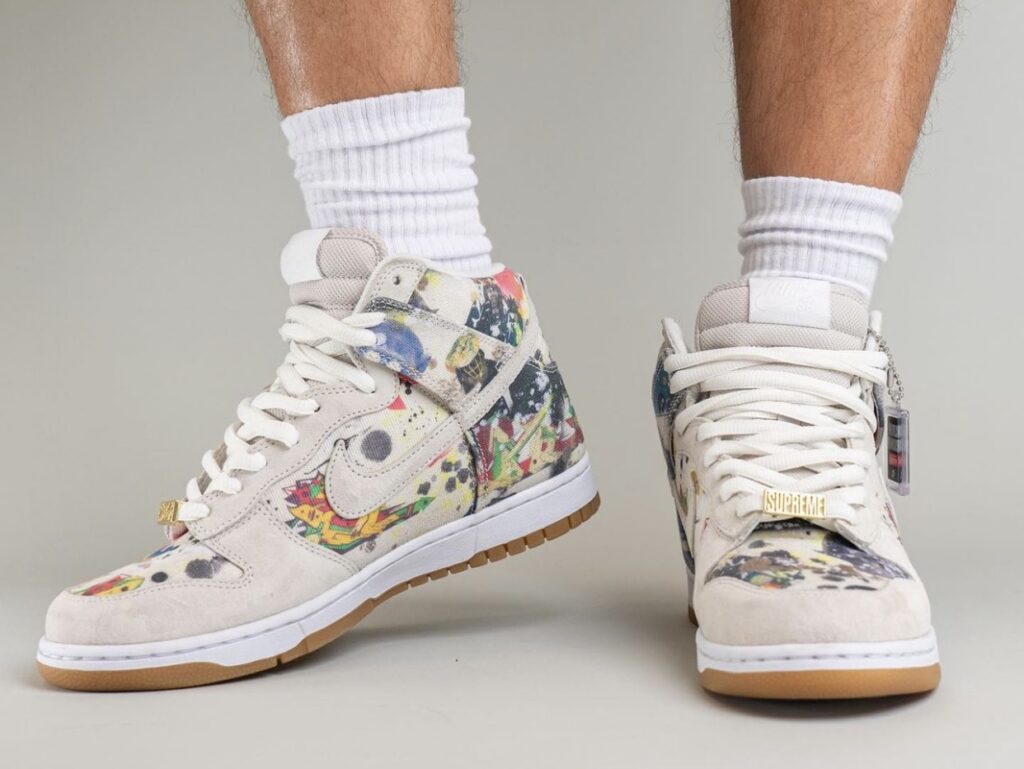 Supreme-Nike-SB-Dunk-High-Rammellzee-FD8779-100-On-Feet-3