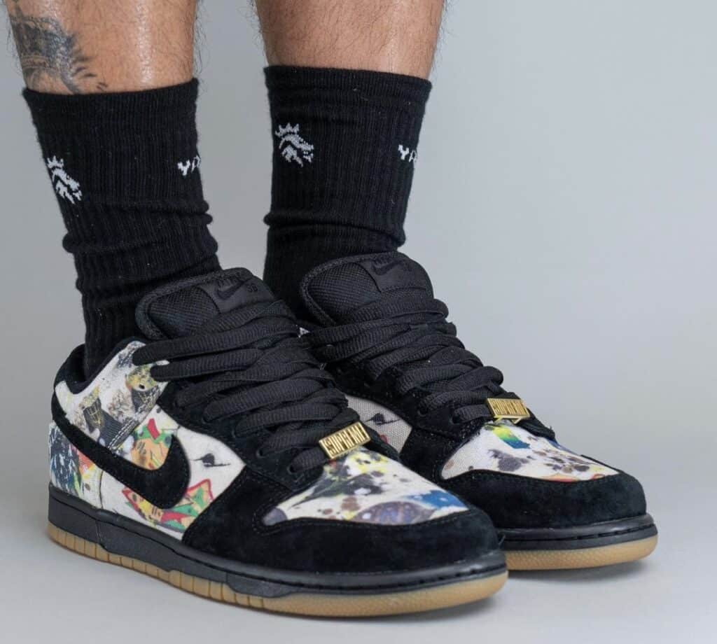 Supreme-Nike-SB-Dunk-Low-Rammellzee-FD8778-001-On-Feet