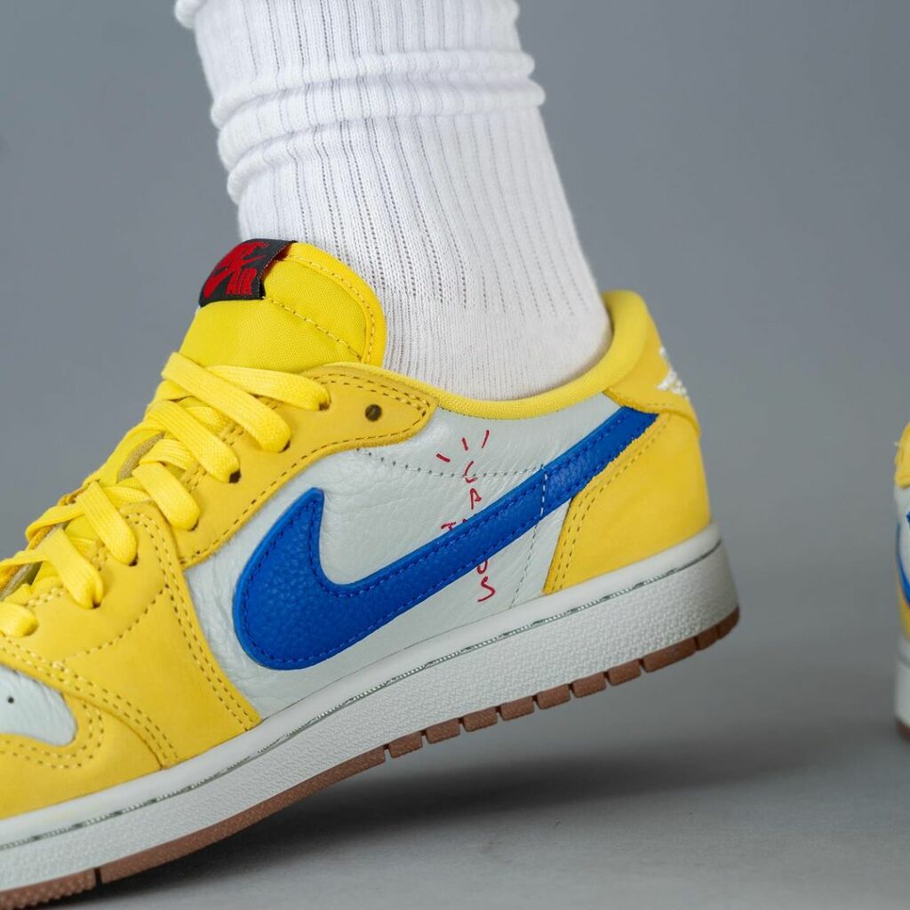 Travis-Scott-Air-Jordan-1-Low-OG-Canary-DZ4137-700-On-Feet-8