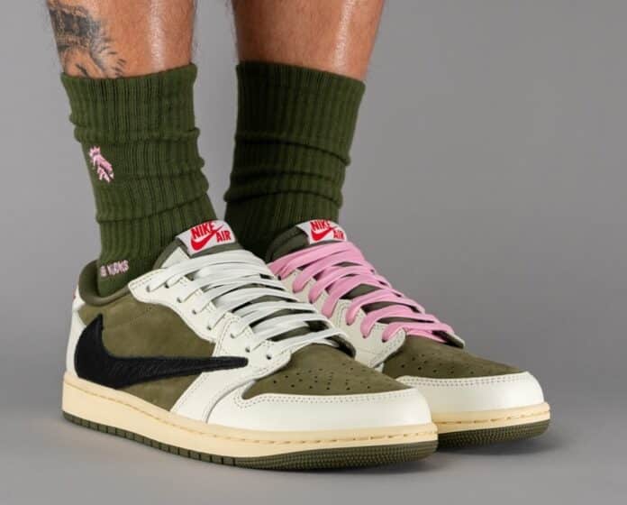 Travis-Scott-Air-Jordan-1-Low-OG-Medium-Olive-DM7866-200-On-Feet-1
