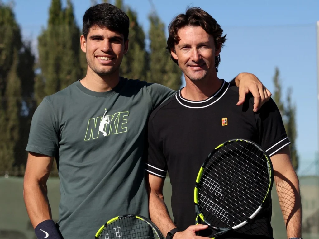CARLOS ALCARAZ JUAN CARLOS FERRERO BABOLAT