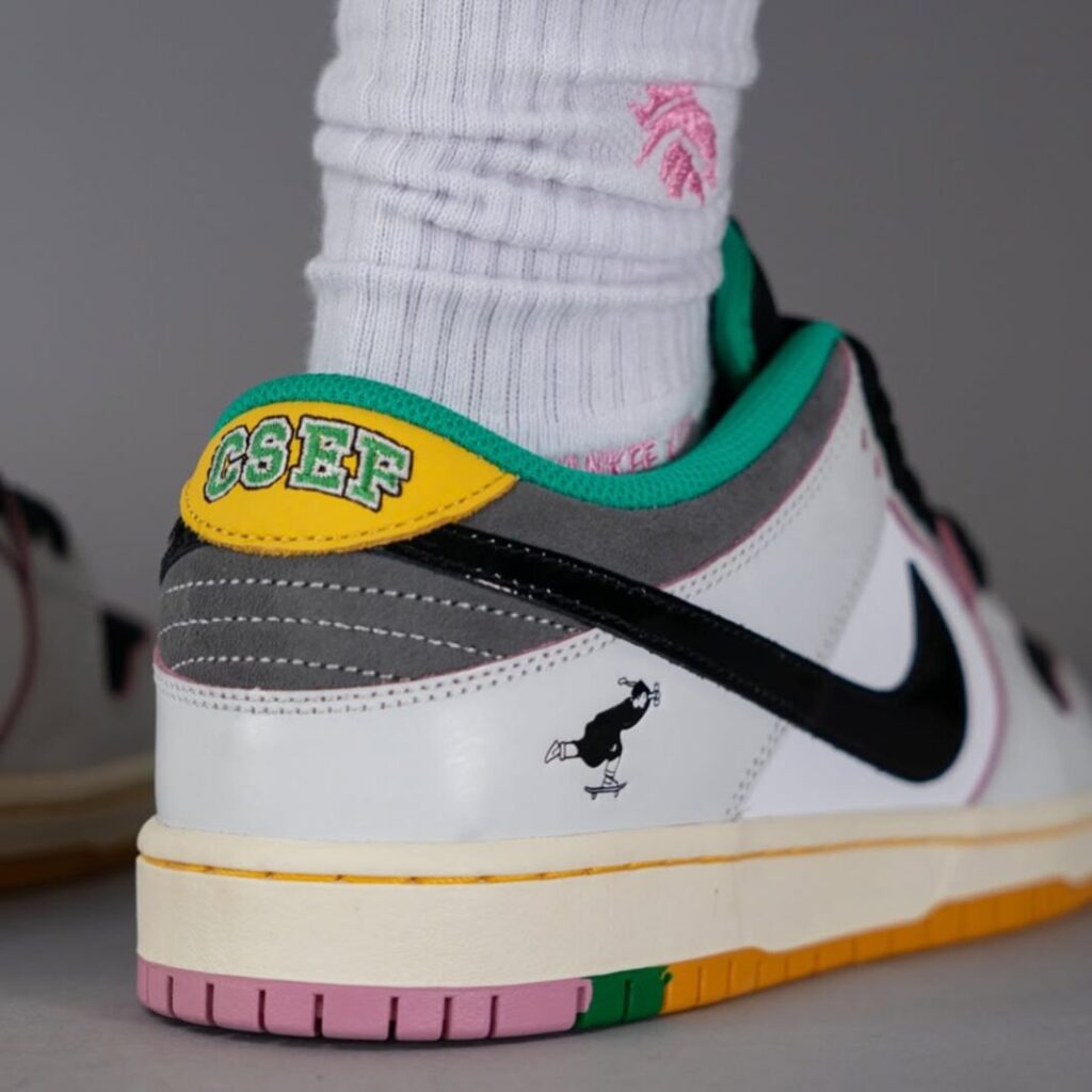 CSEF Nike SB Dunk Low HJ4132 100 On Feet Rear View 1068x1068
