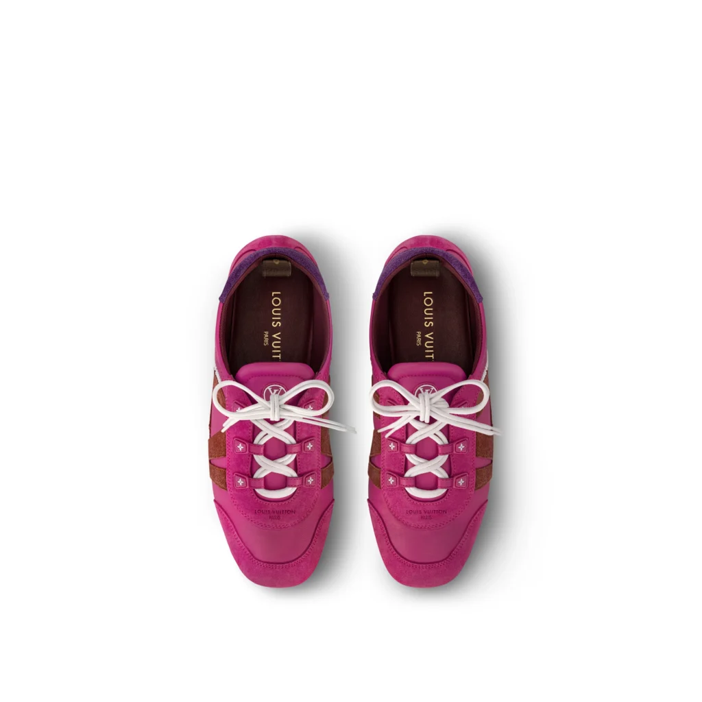 FUCHSIA NAPPA SUEDE LV SNEAKERINA