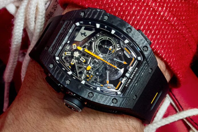 richard mille rm 43 01 tourbillon split seconds chronograph ferrari info 004