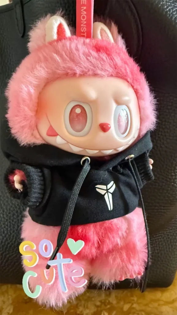 kobe labubu doll hoodie
