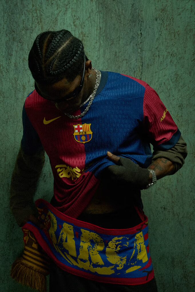 travis scott spotify fc barcelona jersey takeover info 2