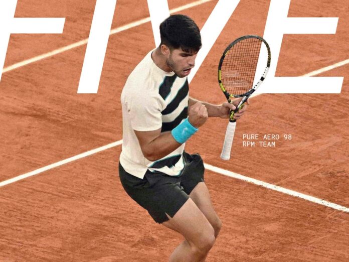 alcaraz babolat pure aero 98